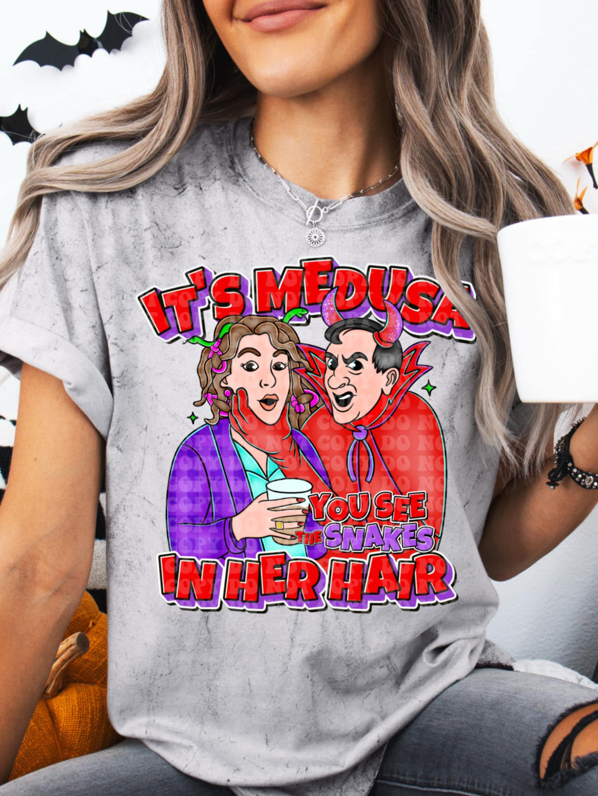 Medusa & Vampire DTF transfer