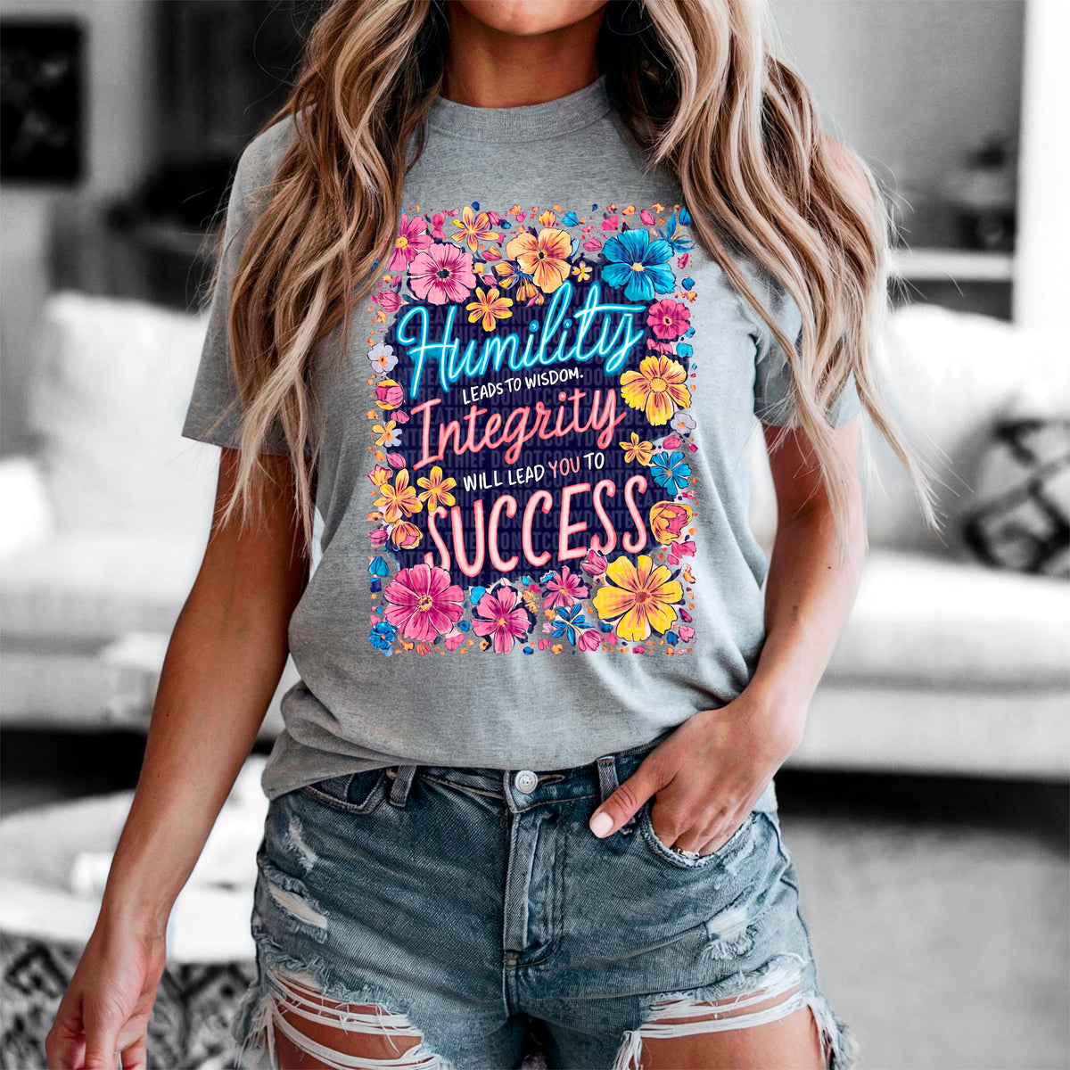 Humility integrity success 95010 DTF transfer