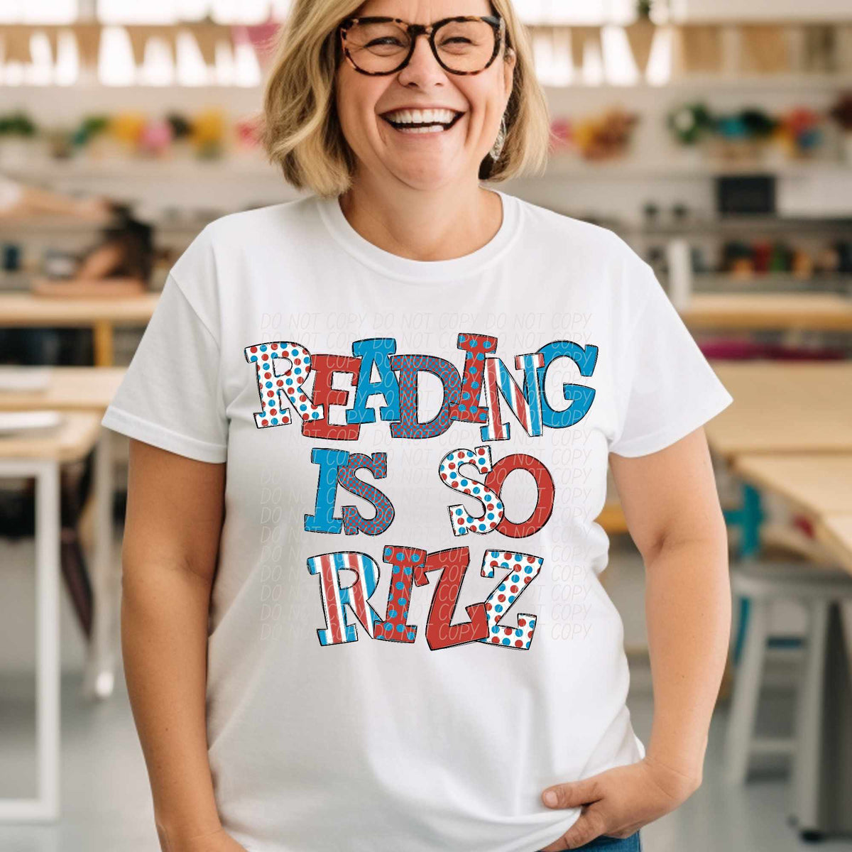 Reading is so rizz (CITY) 85031 DTF transfer