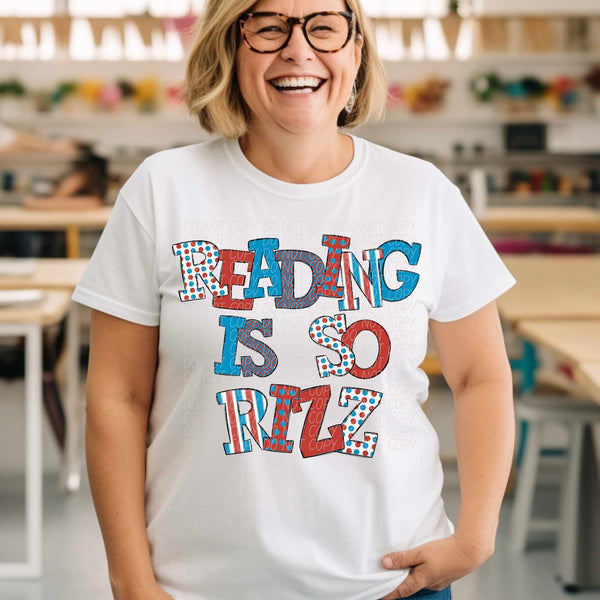 Reading is so rizz (CITY) 85031 DTF transfer