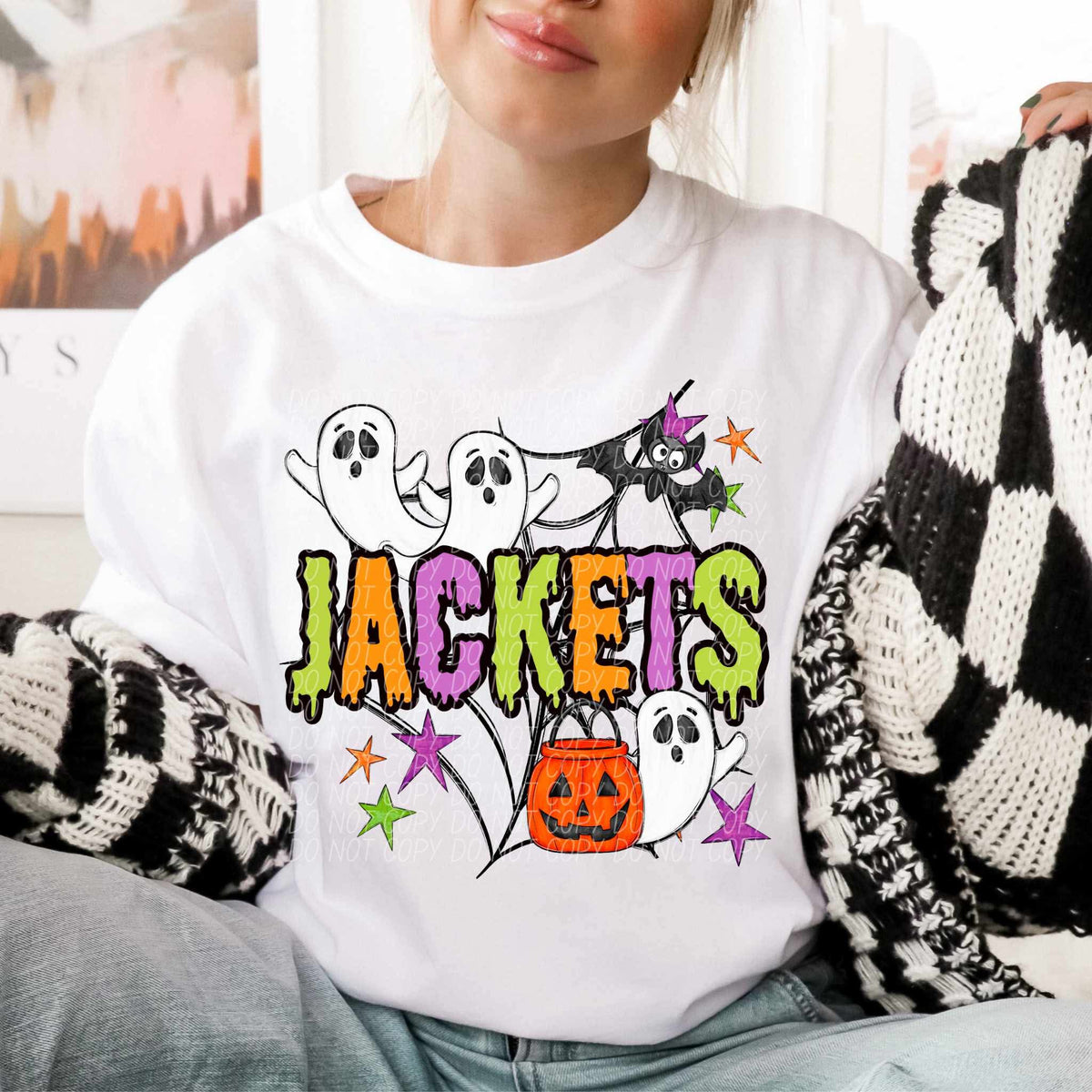 Jackets Halloween (City) DTF transfer