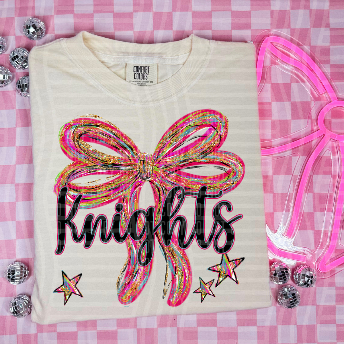 Knights Whimsical Bow (caplinger) DTF transfer