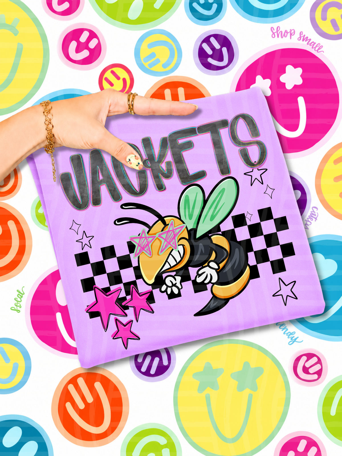 jackets- starry eyed checks (CAPLINGER) DTF Transfer