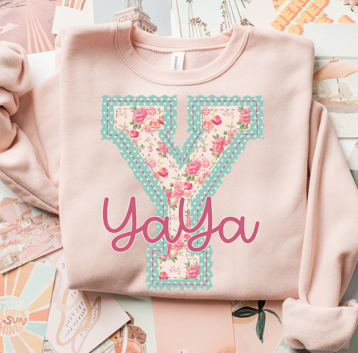Yaya Sweet Vintage Name (S&G) DTF Transfer