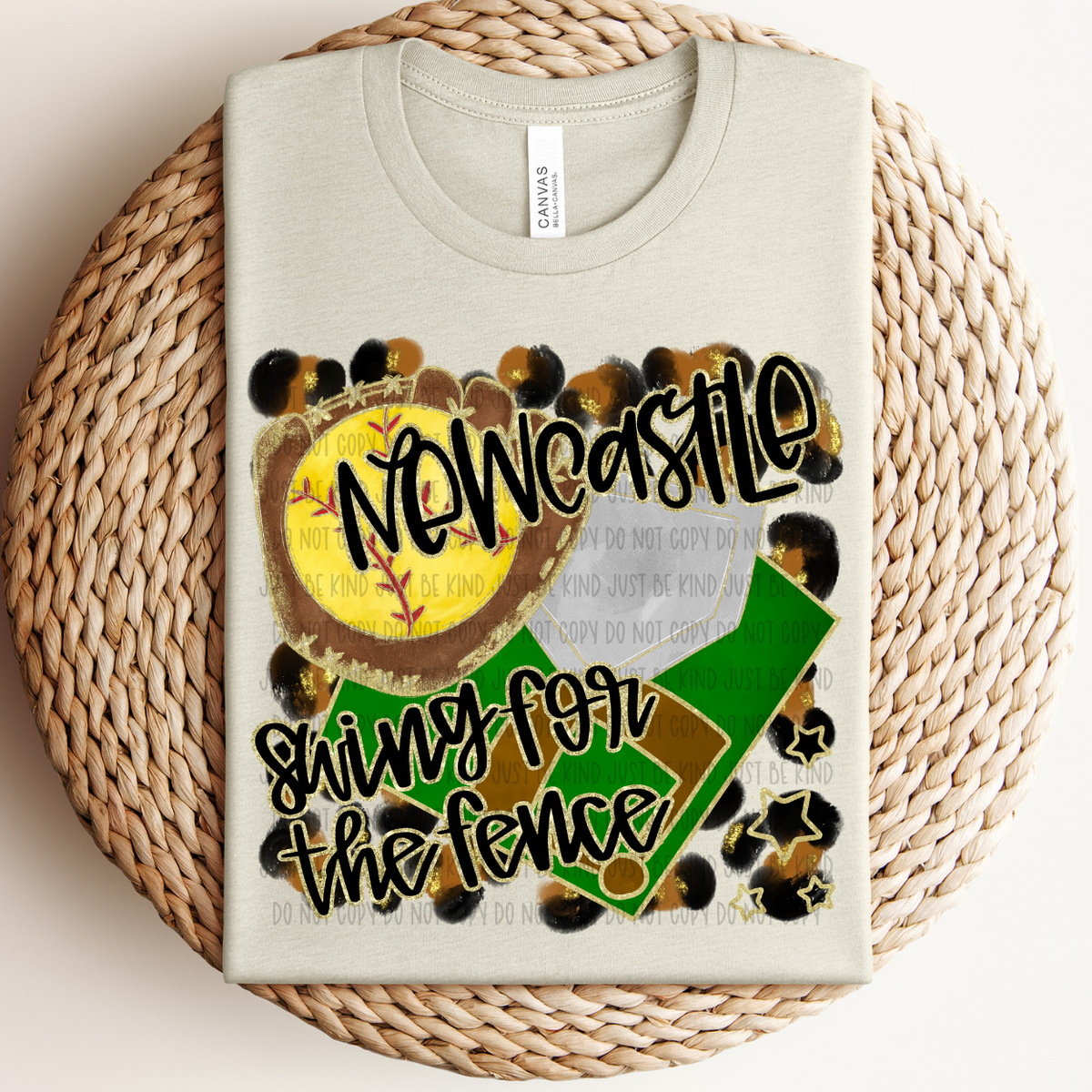 Softball Newcastle For The Fence (Caplinger) 83495 DTF Transfer