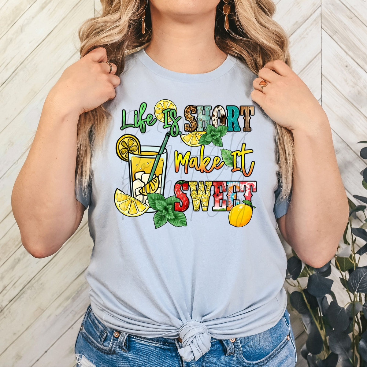 Life is Short make it Sweet-38068-DTF transfer