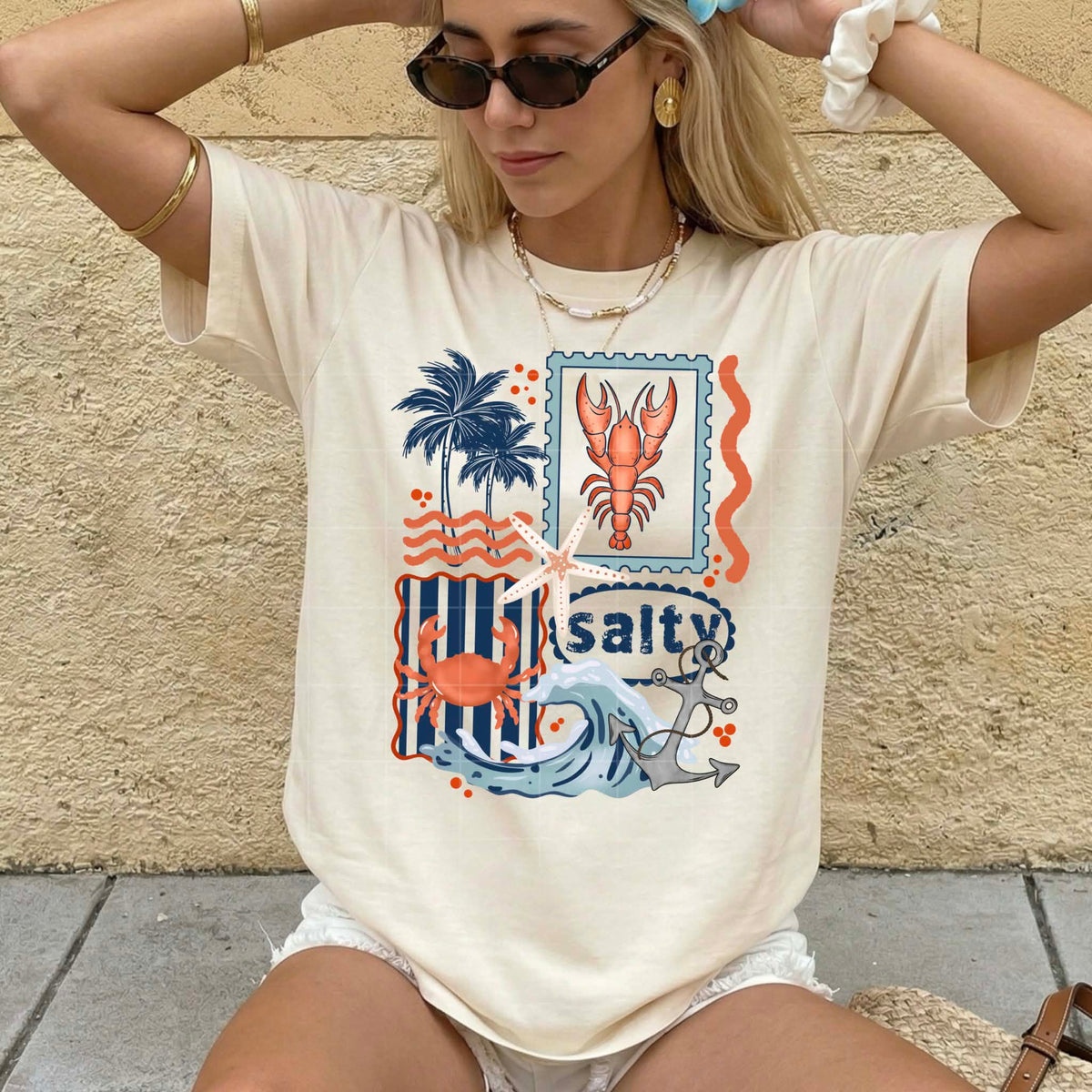 Salty stamps (CSC) Sunday Special DTF transfer