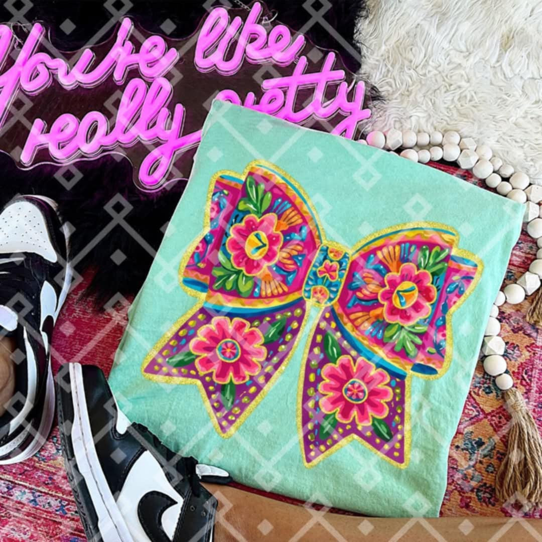 Embroidered bow 1 (Crafti) 103246 DTF transfer