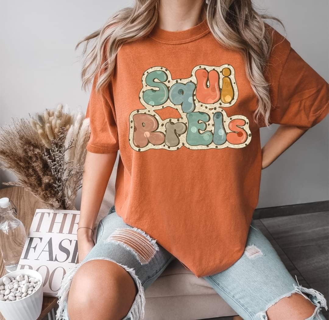 Squirrels boho (C’s) 60263 DTF transfer