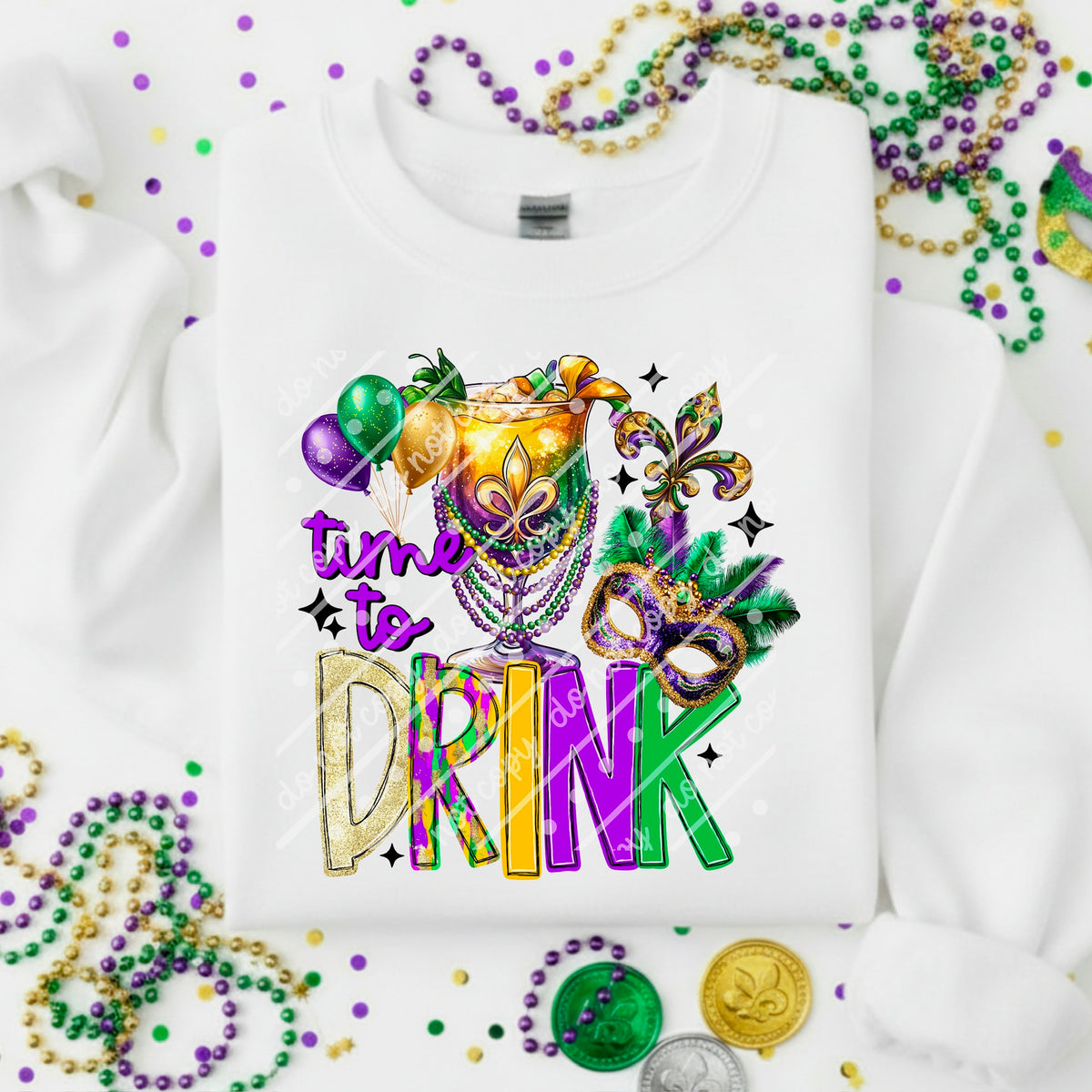 Time to drink (exclusive) DTF Transfer