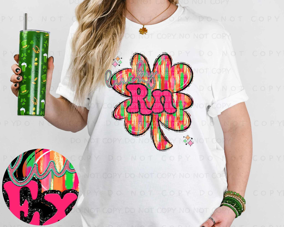 RN brushstroke clover (Caplinger) 80362 DTF transfer