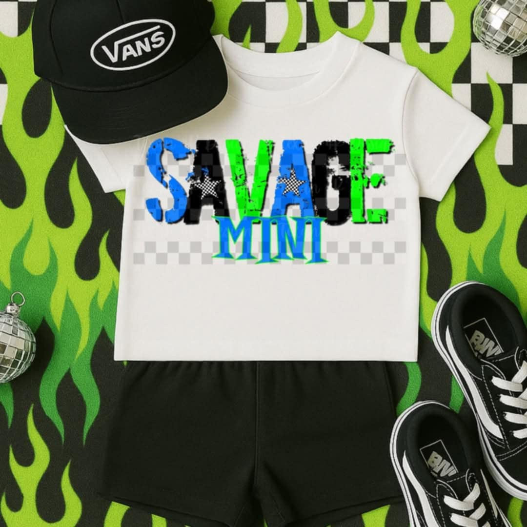 Savage mini (Texans) 106364 DTF transfer