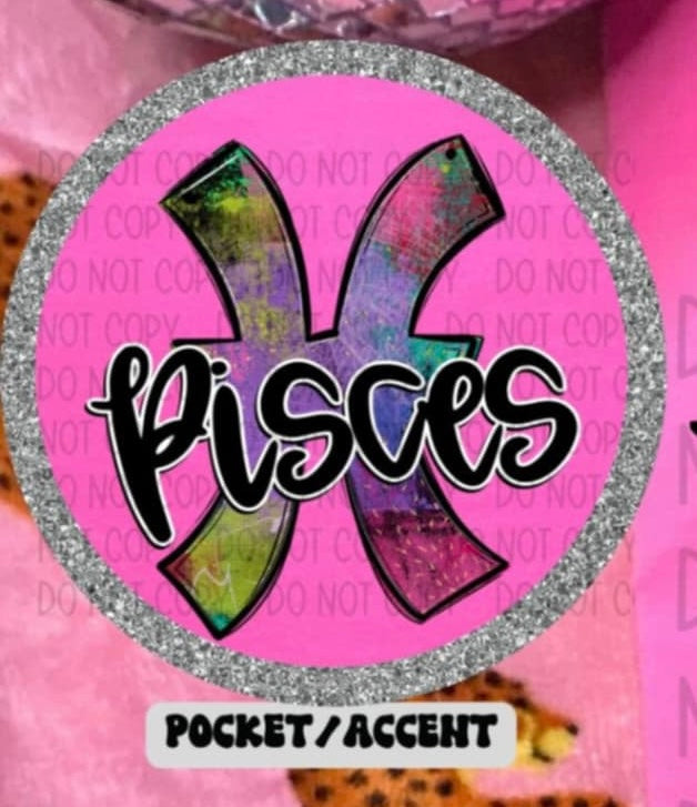 Pisces pocket (SWD) 92276 DTF transfer