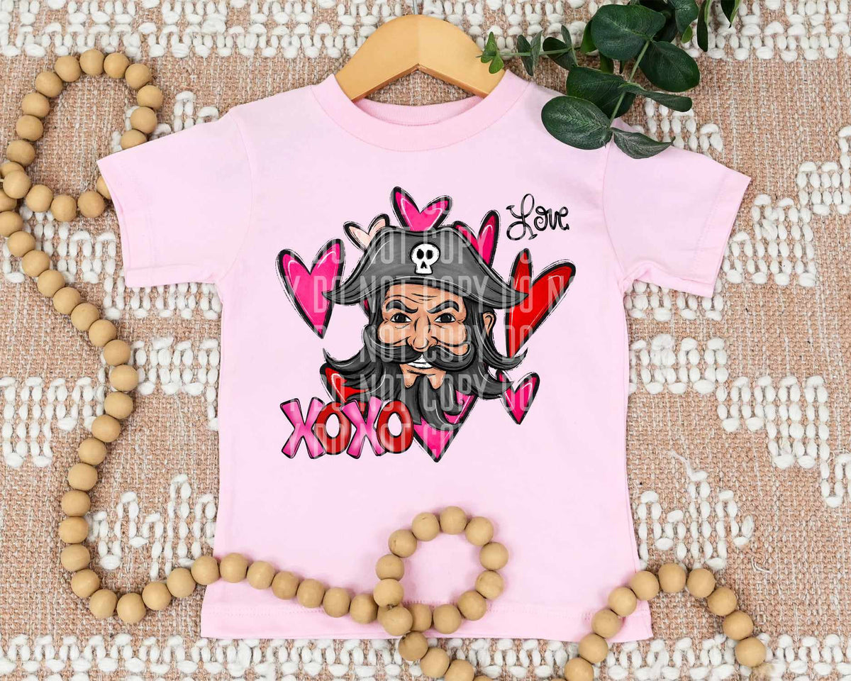 Xoxo Pirate (caplinger) 73365 DTF transfer