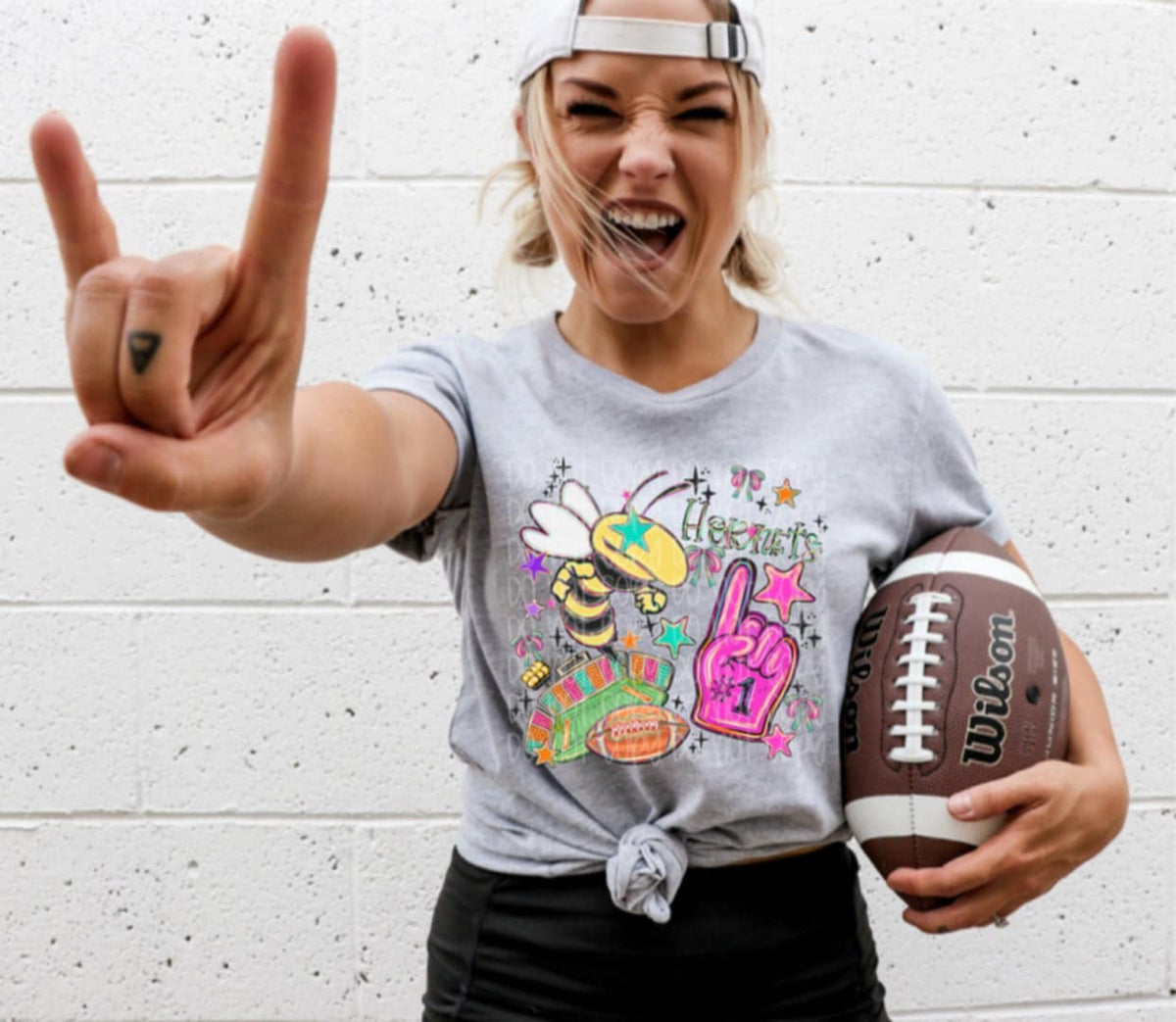 Hornets Rainbow Mascot SSD DTF transfer