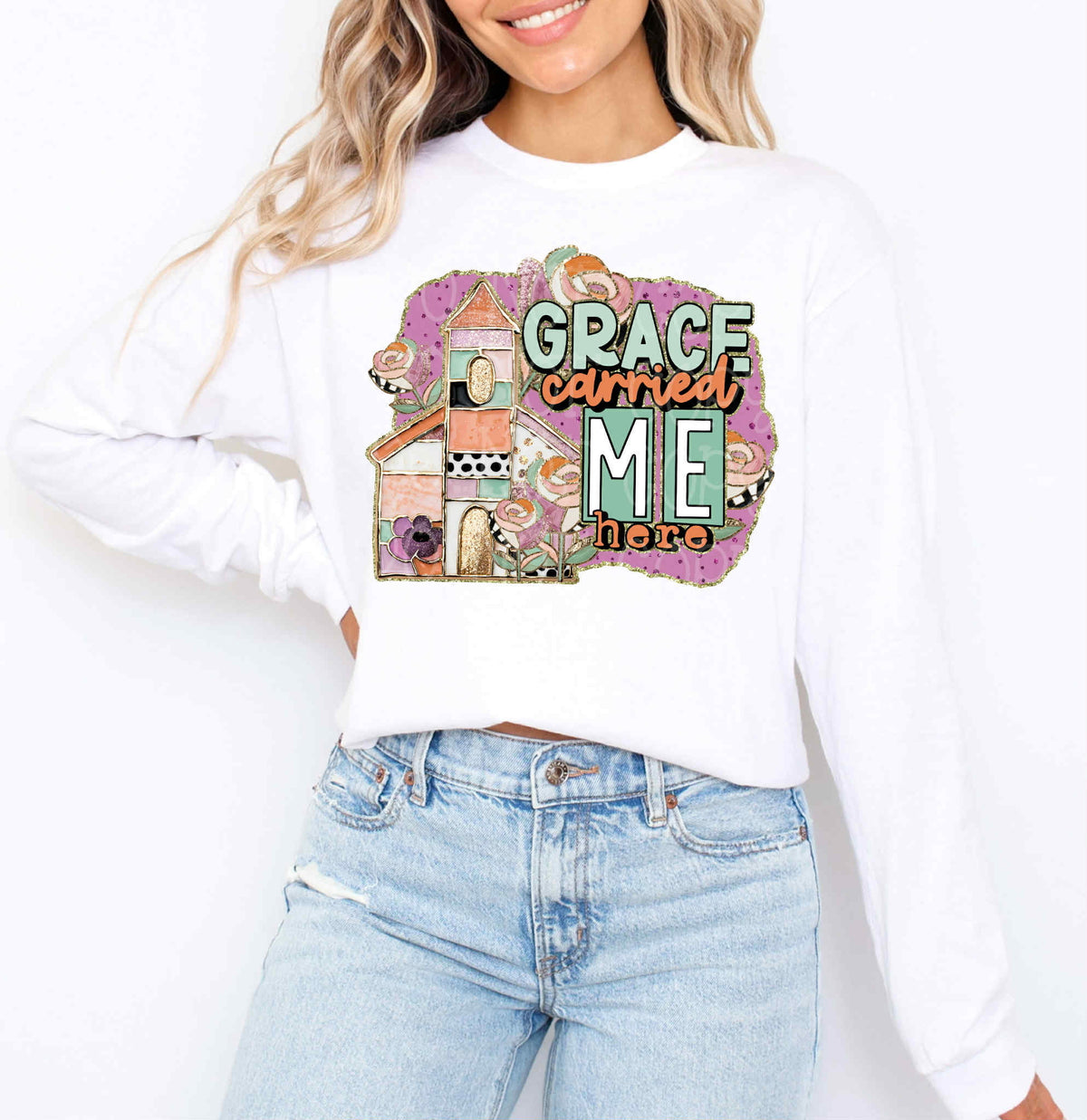 Grace carried me here EXCLUSIVE DTF Transfer