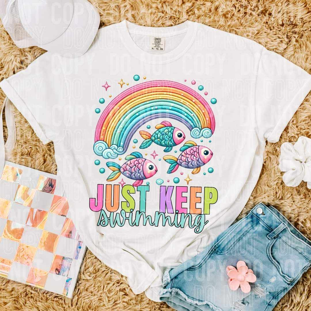 Just keep swimming (SBB) 55871 DTF transfer