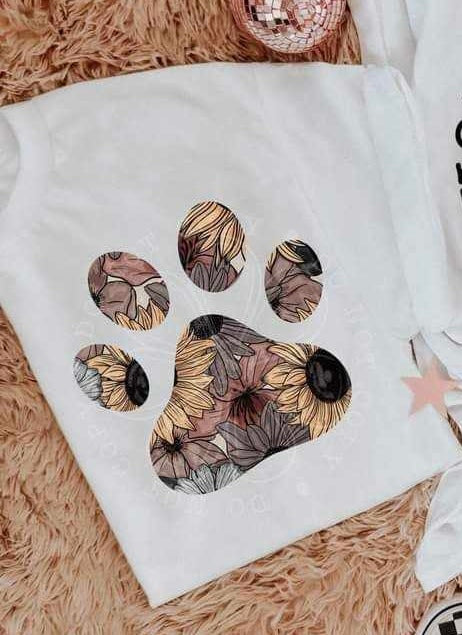 Paw print pocket (LYTTLE) 64225 DTF transfer