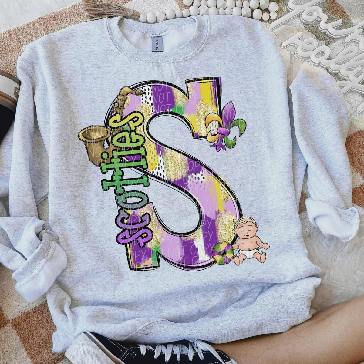 Scotties Mardi Gras (city) DTF Transfer