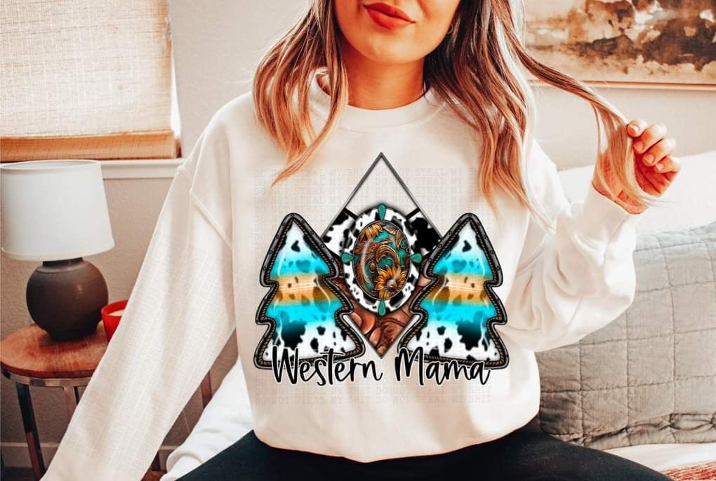 Western mama (DDD) 55206 DTF transfer