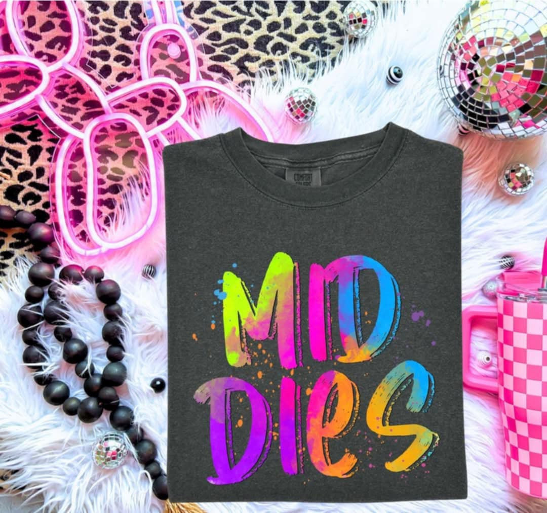 Middies Neon Splatter (S&G) 100012 DTF transfer