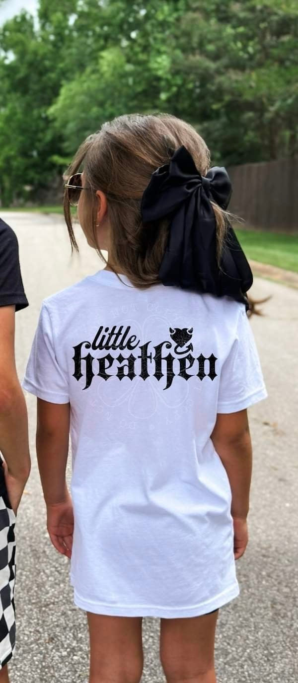 Little heathen HEART BLACK (LYTTLE) 58989 DTF transfer