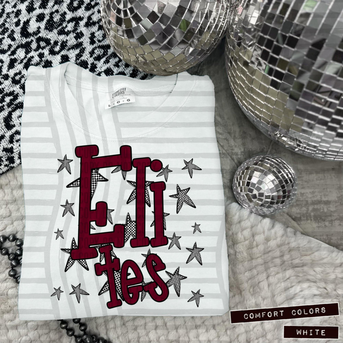 Maroon Staggered Mascots (Caplinger)