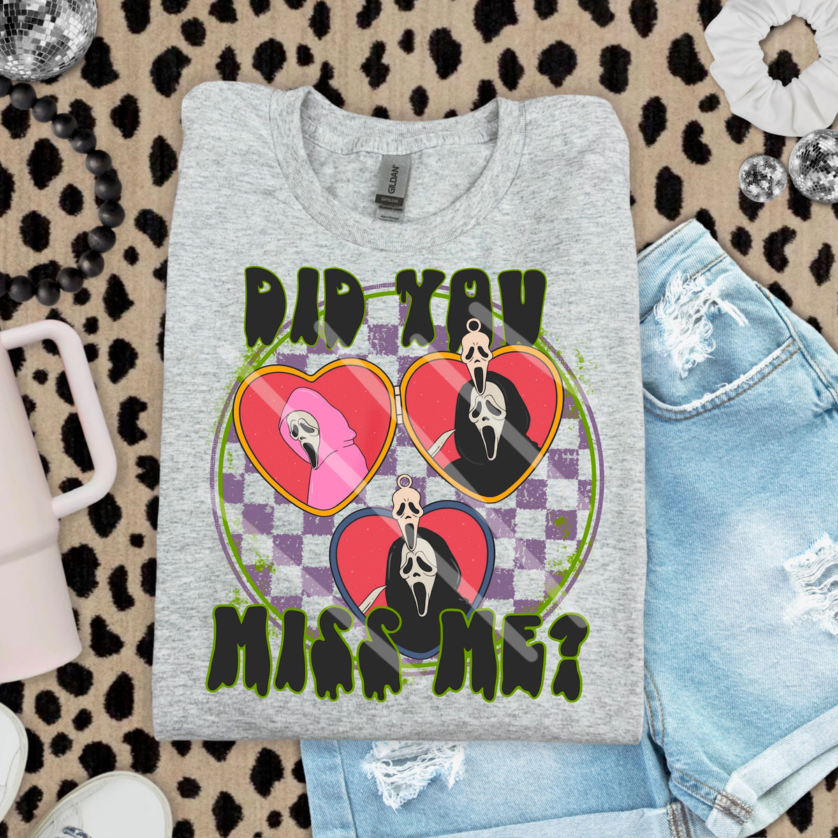 Did you miss me GF hearts 110580 DTF transfer