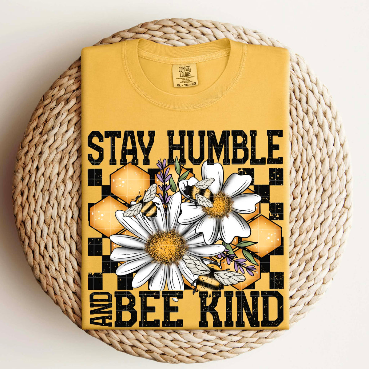 Stay humble and bee kind Sunday special DTF transfer
