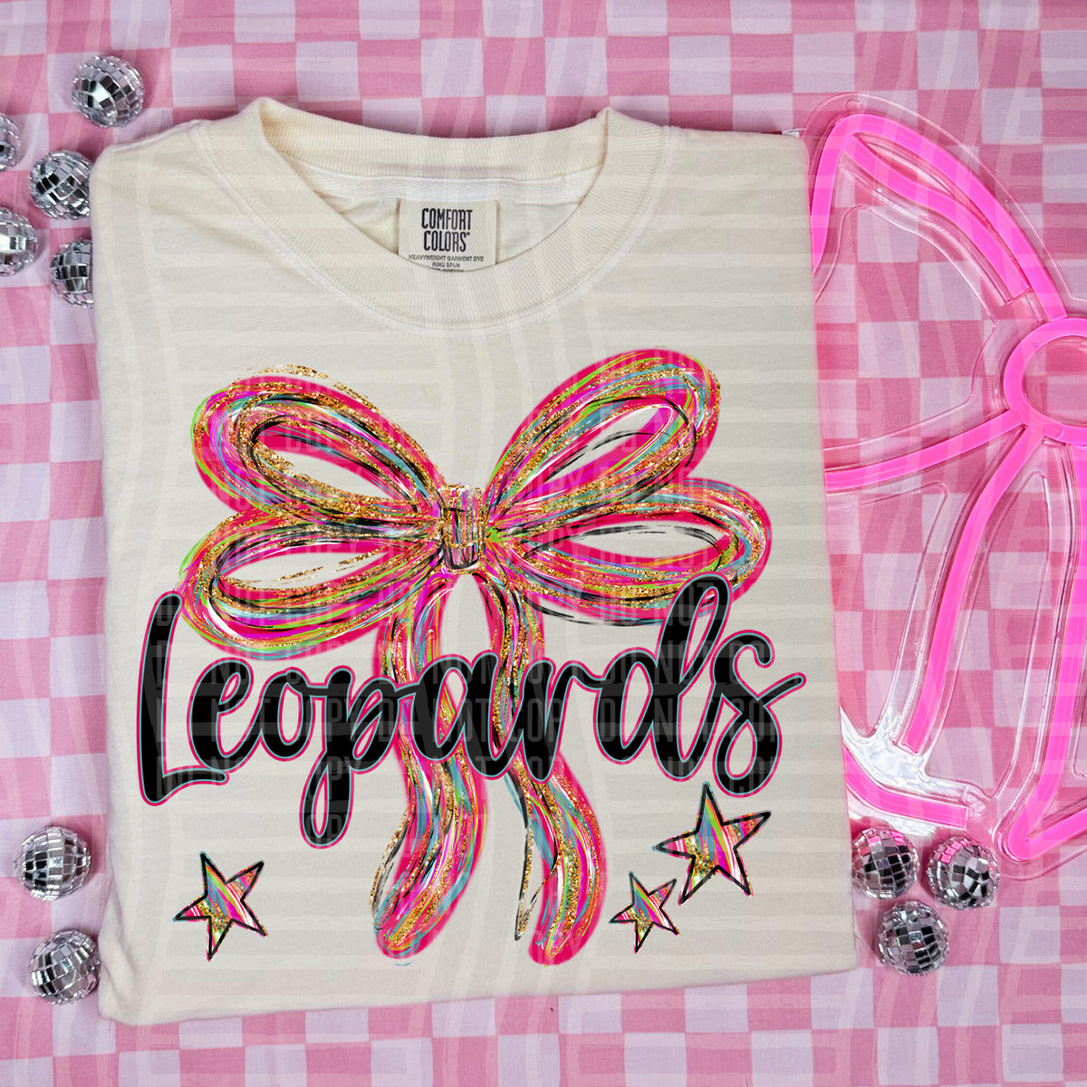 Leopards Whimsical Bow (caplinger) DTF transfer