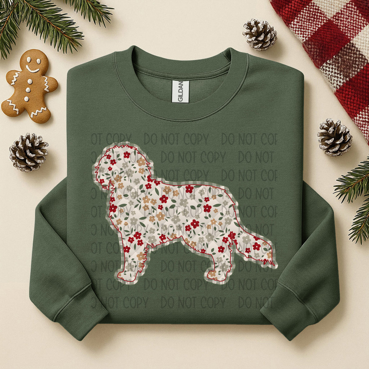 Cadoodle Floral (SWD) DTF TRANSFER