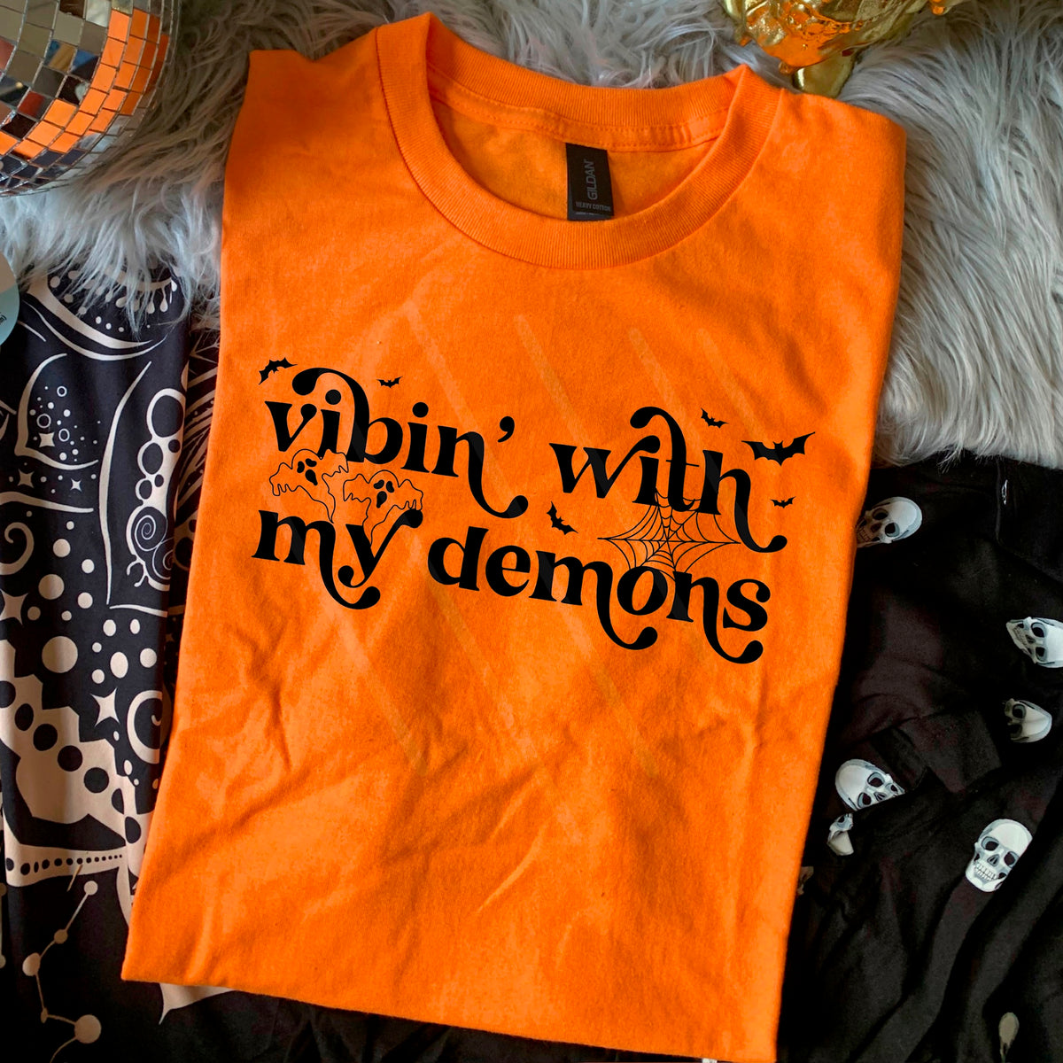 Vibing With my demons Scarlow 110311 DTF transfer