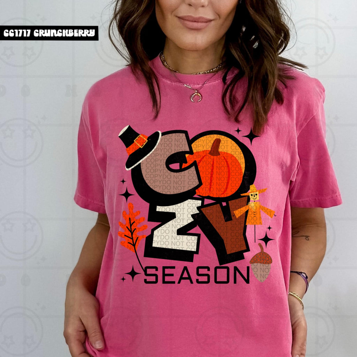 Cozy season stacked 106136 DTF transfer