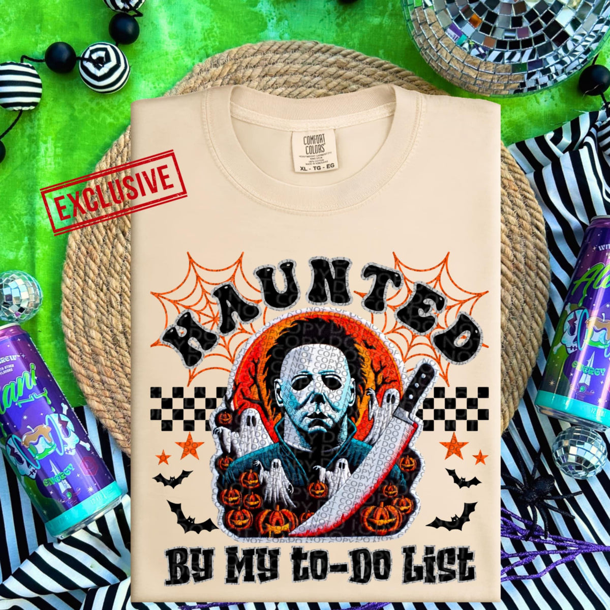 Haunted exclusive DTF transfer