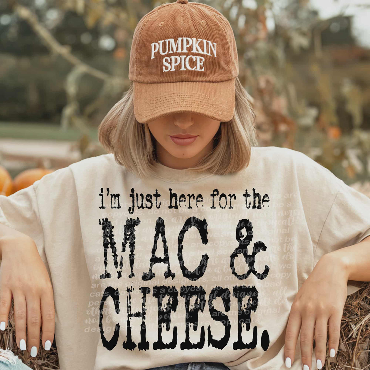 Here for the Mac n Cheese black font (TTD) DTF transfer