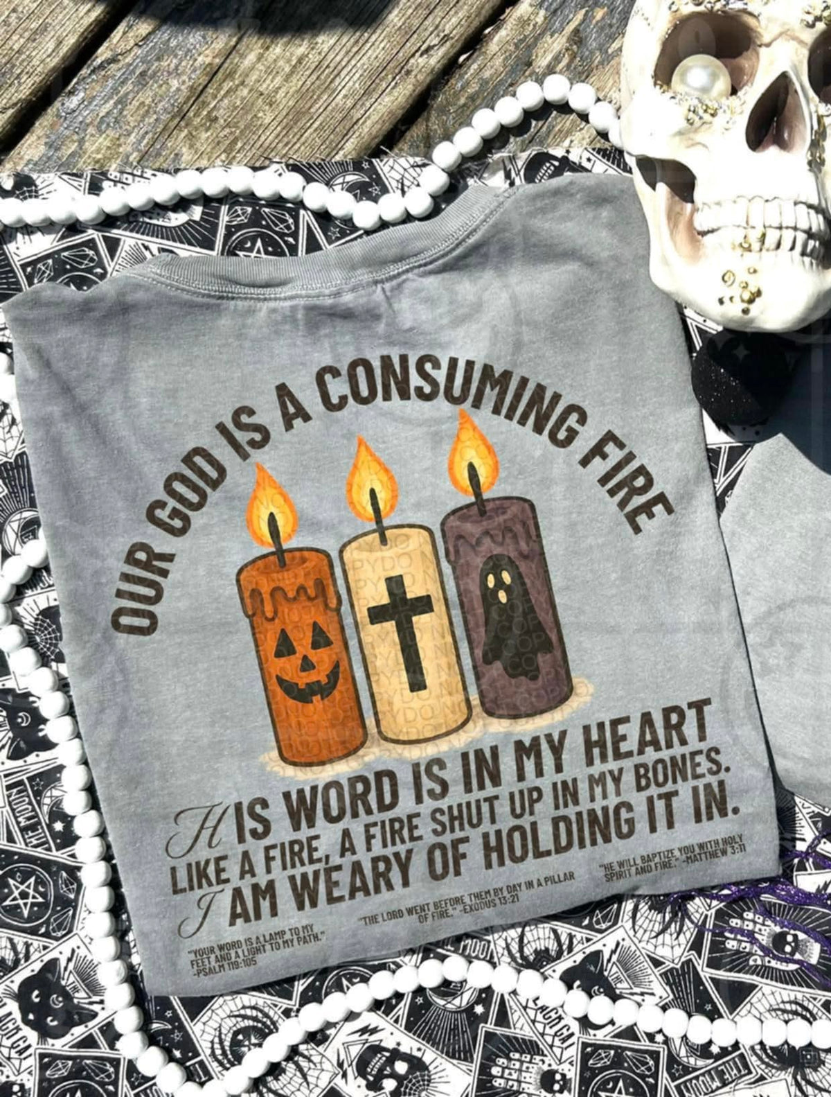 Our god is a consuming fire (HW) 107914 DTF transfer