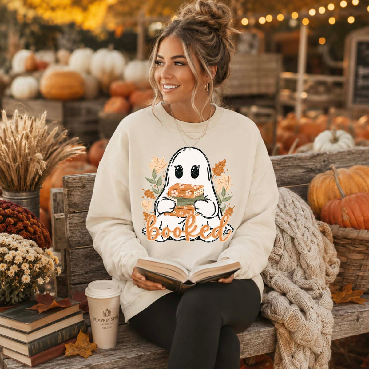 Booked fall ghost (SDD) DTF Transfer