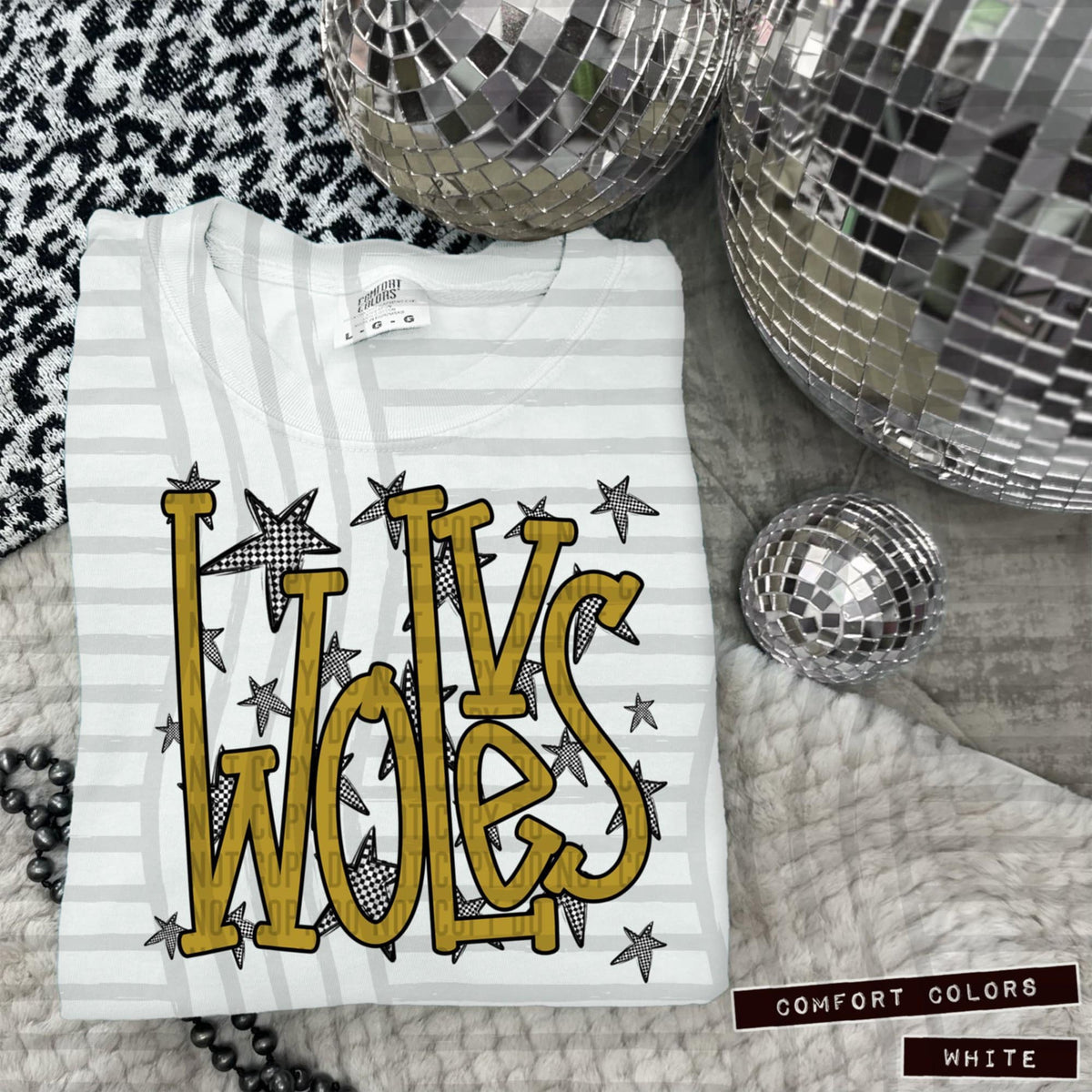 Gold Staggered Mascots (Caplinger)