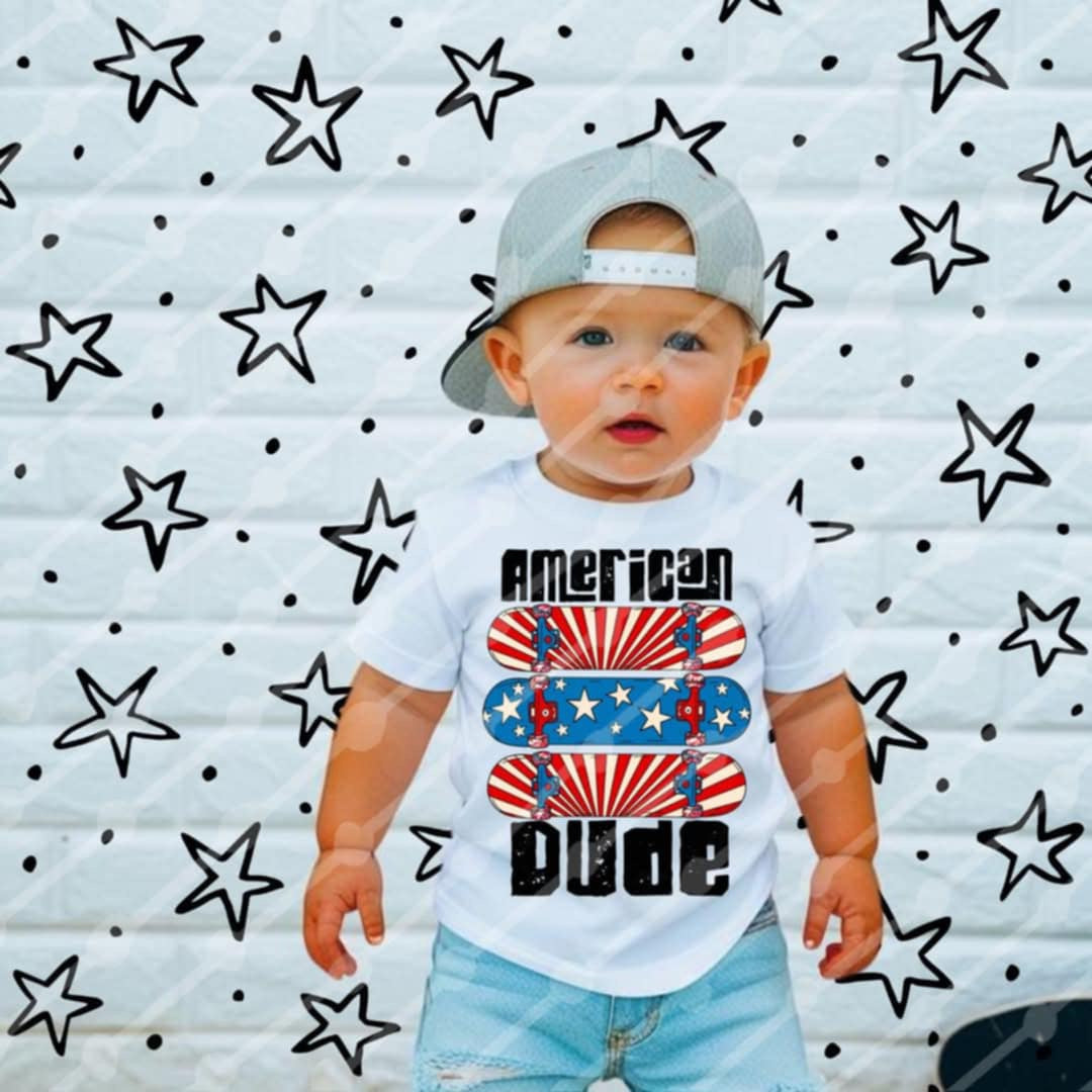 American dude skateboards 106534 DTF transfer