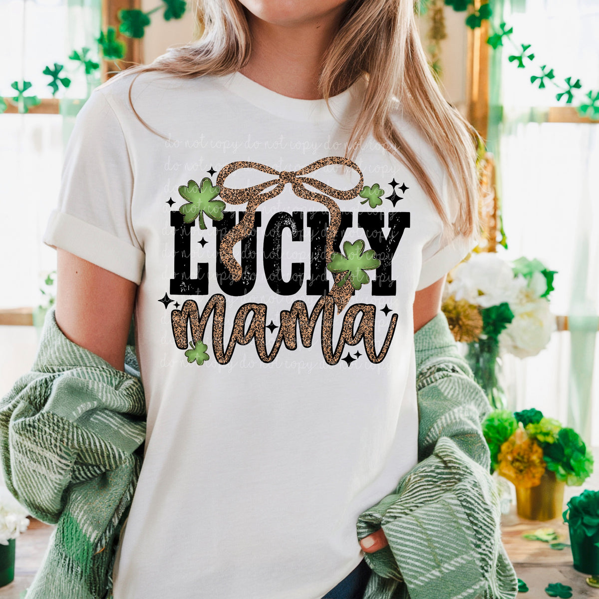 Lucky Mama Leopard and Bow (exclusive) DTF Transfer