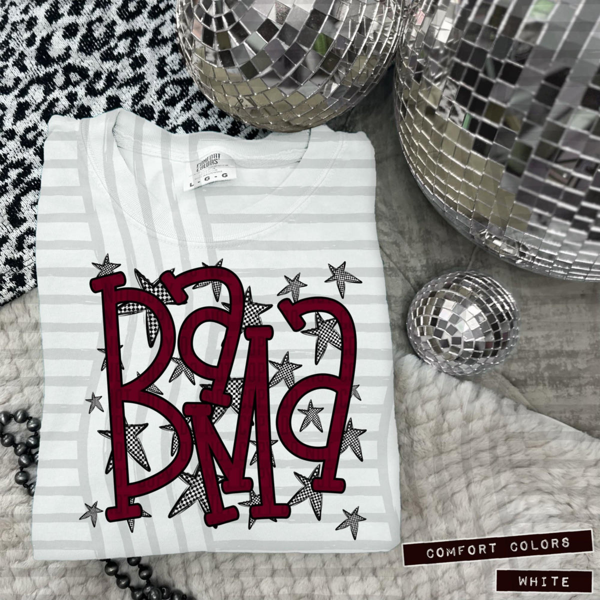 Maroon Staggered Mascots (Caplinger)