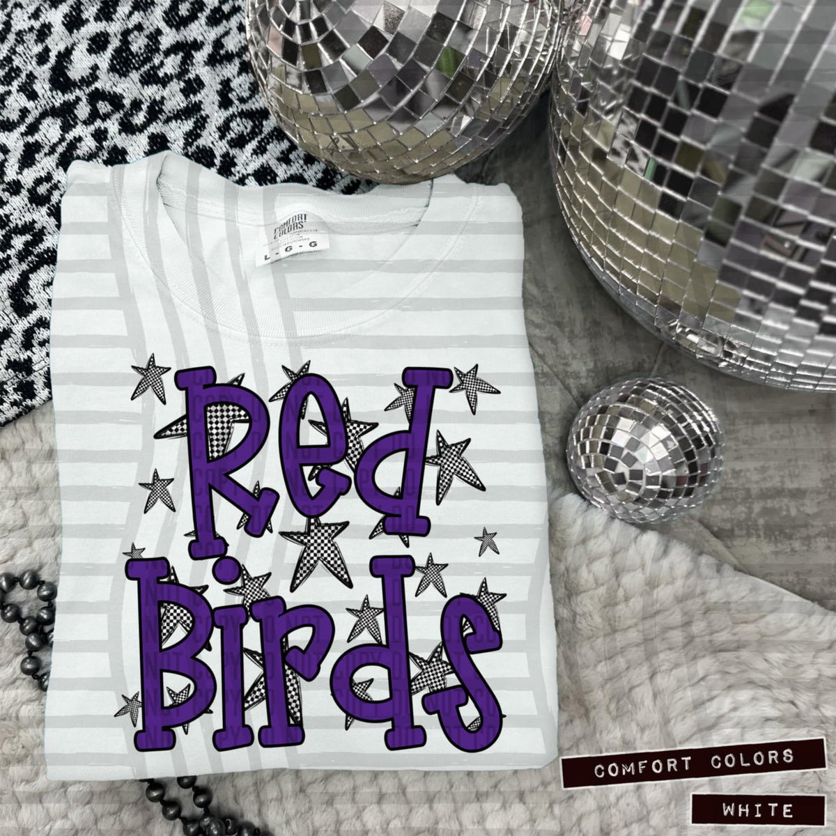 Purple Staggered Mascots (Caplinger)