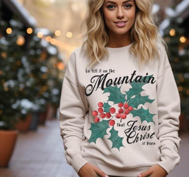 Go tell it on the mountain 64276 DTF transfer