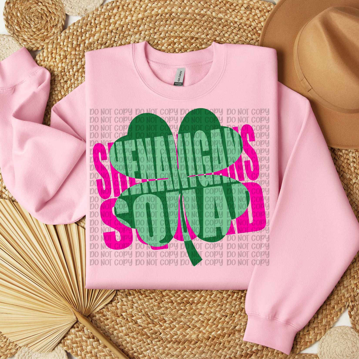 Shenanigans squad pink and green (VP) 80717 DTF transfer