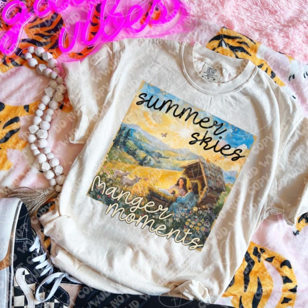 Summer skies manger moments 106796 DTF transfer
