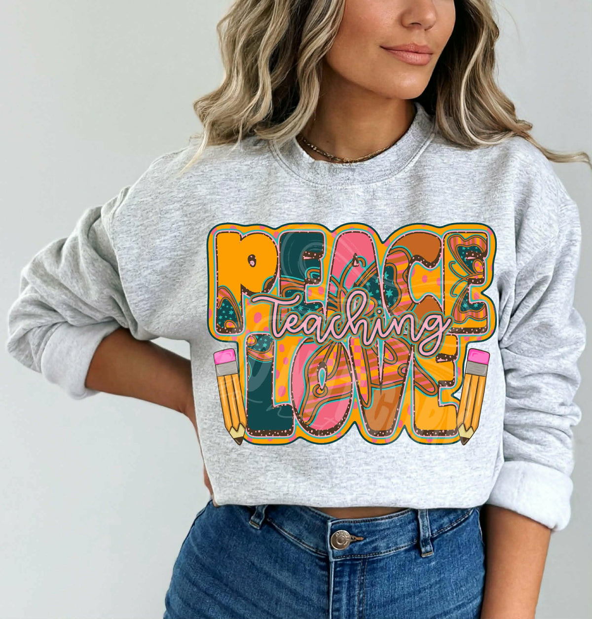 Peace love teaching (c’s) DTF Transfer