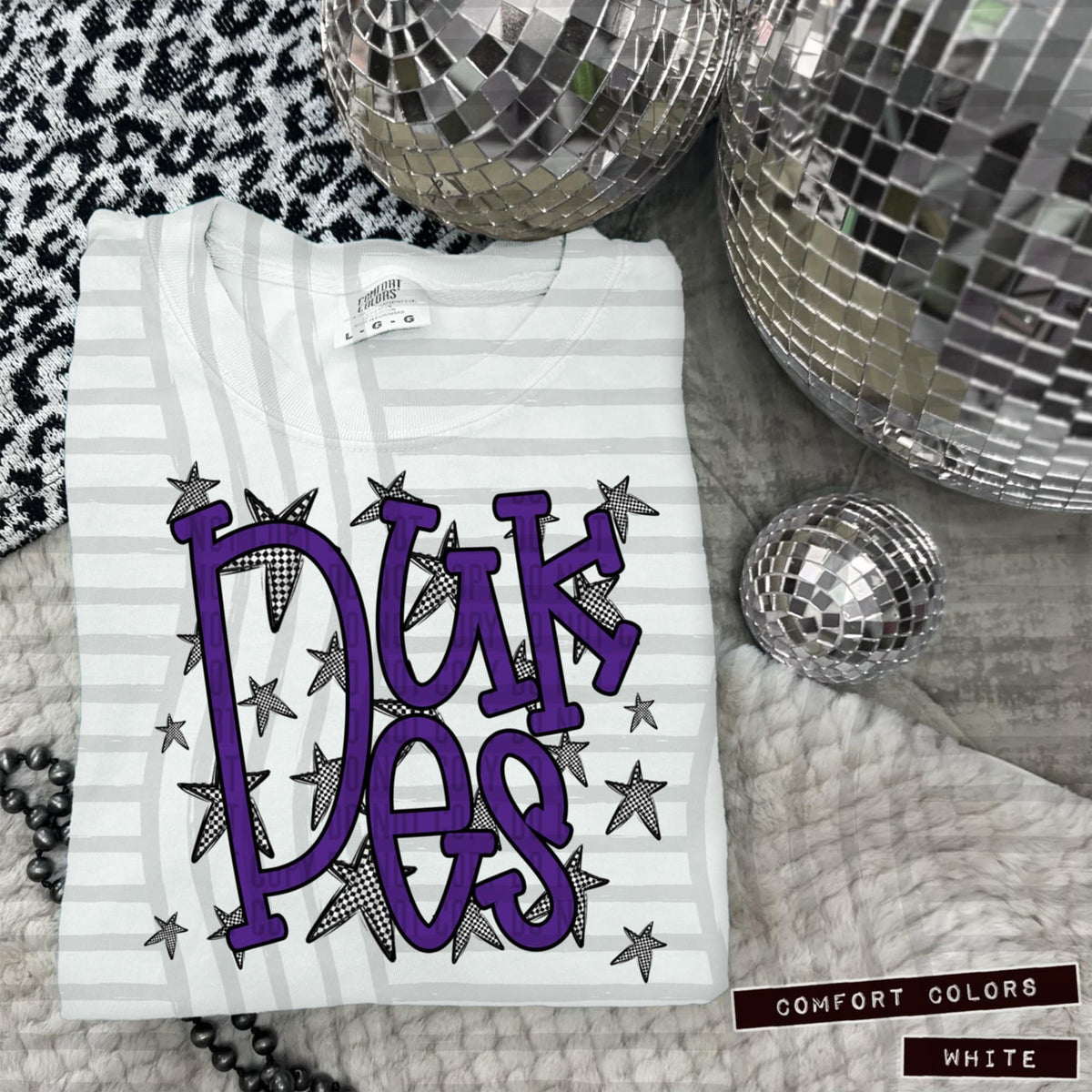 Purple Staggered Mascots (Caplinger)