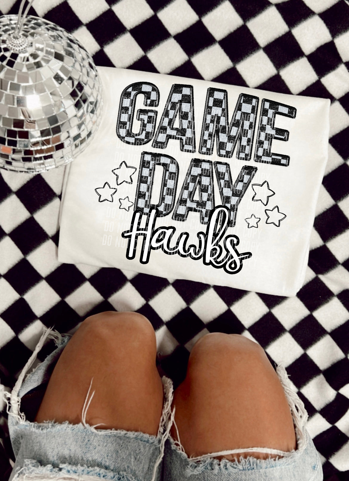 Game Day hawks (white) 30919 DTF transfers