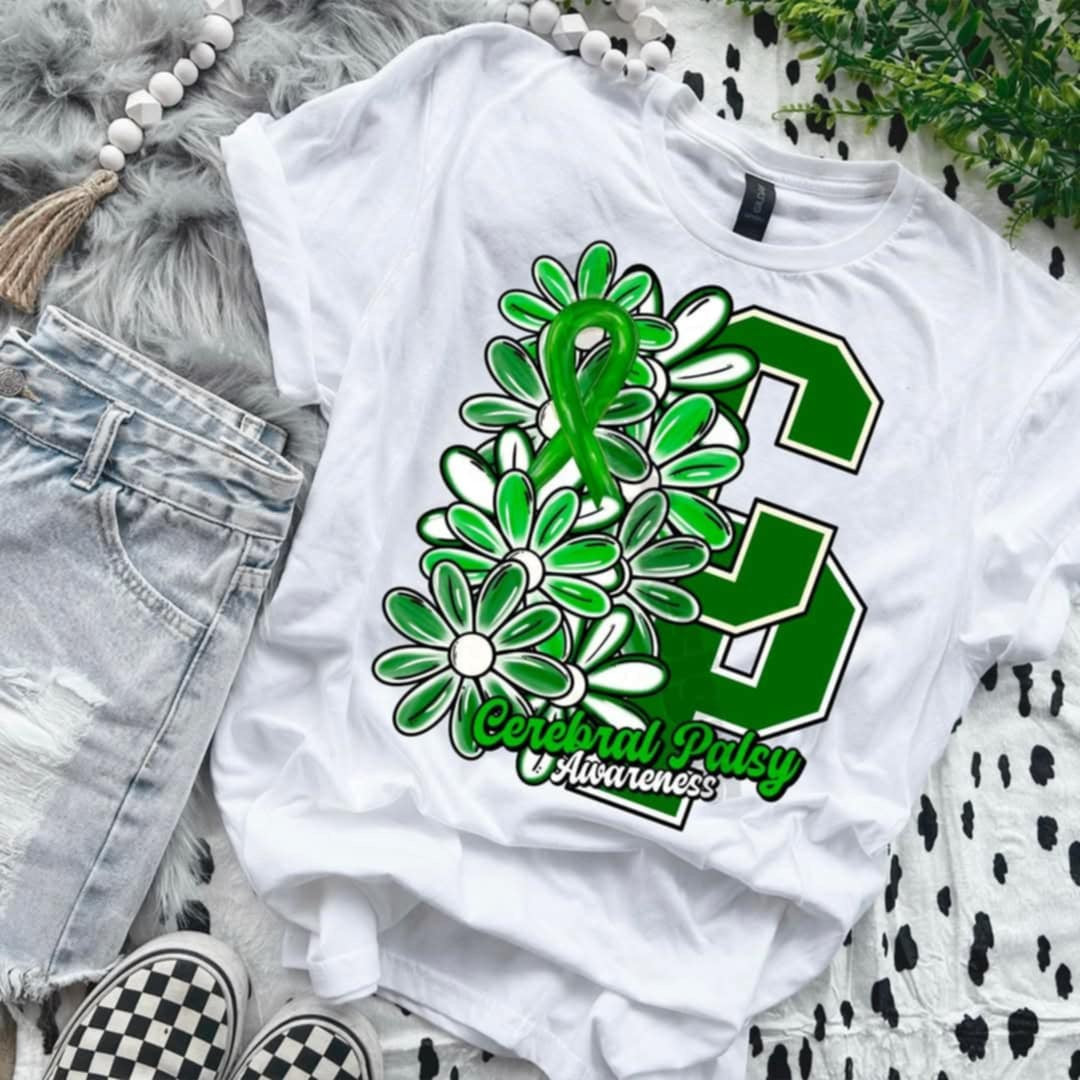 Cerebral palsy awareness 92131 DTF transfer