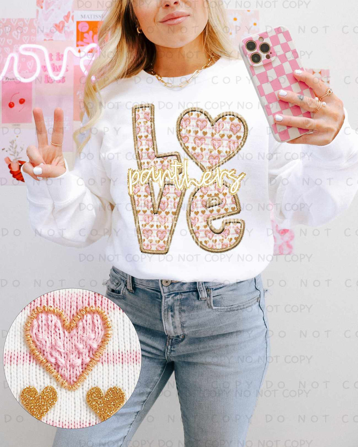 Love panthers (caplinger) 77775 DTF transfer